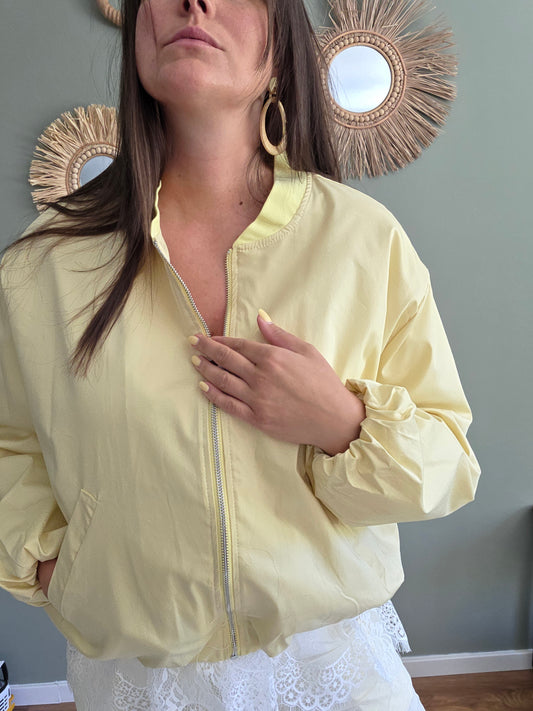 Blouson Jacke Buttergelb