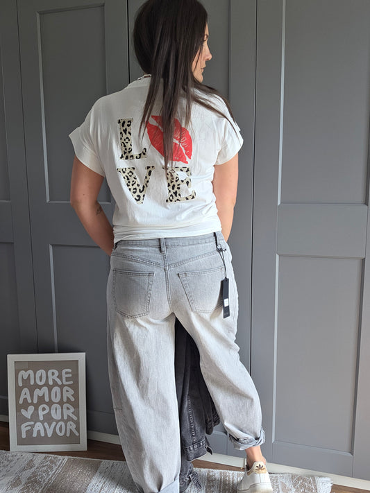 Barrel Jeans Grey